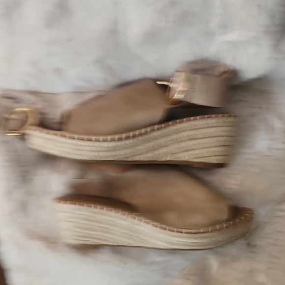 Catherine Malandrino Beige Espadrille Sandals-Size 10 - Picture 4 of 6
